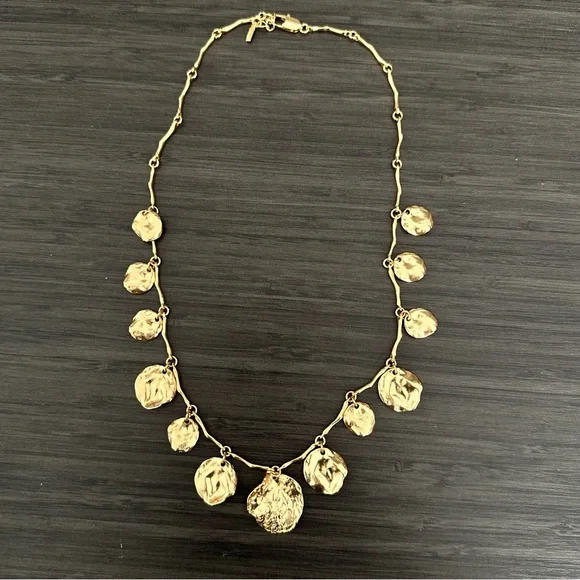 Zara Pack of 3 Medallion Necklaces in Gold Tone - Picture 7 of 9